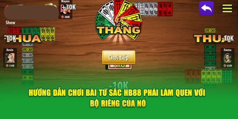 Game bài tứ sắc có cách chơi tương đối dễ hiểu với tân thủ