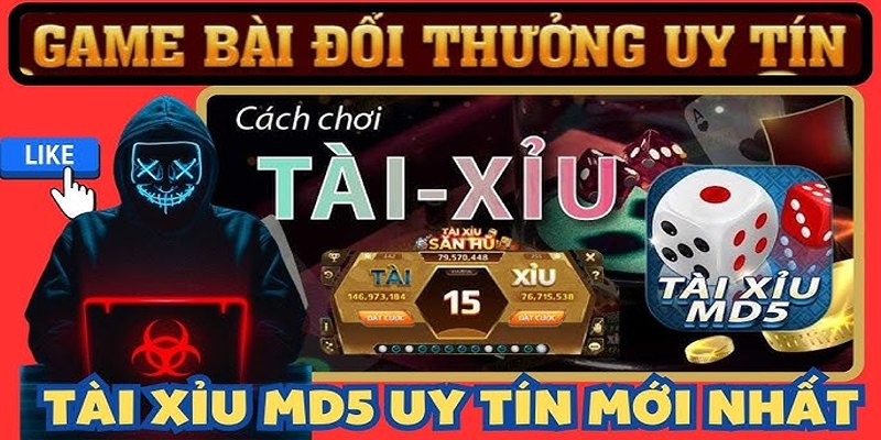 Luật chơi tài xỉu MD5 HB88 vô cùng thú vị với nhiều cửa cược độc đáo